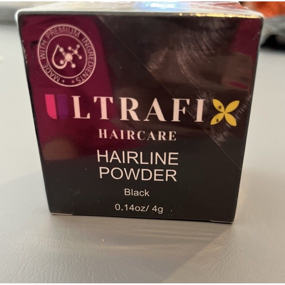 Ultrafix Root Cover Up Hairline Powder  Thinning Hair Women Men Black